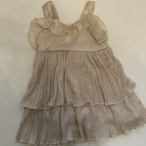Zara Cream Ruffle Dress Size 2-3 Toddler girl special occasion